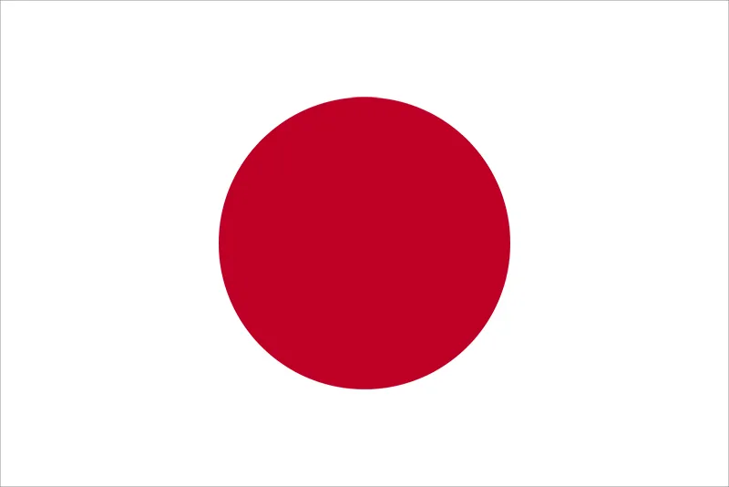 輸入転売 越境EC 真ん中に赤い丸が付いた日の丸。